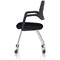 Cosmo Training Chair Black Frame Black Seat