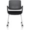 Cosmo Training Chair Black Frame Black Seat
