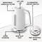Breville VKT257 Bold Kettle, 3kw, 1.7 Litres, White/Chrome Breville VKT257 Bold Kettle, 3kw, 1.7 Litres, White/Chrome