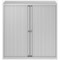Qube by Bisley Low Tambour Unit, Supplied Empty, 1000x470x1000mm, Goose Grey