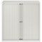 Qube by Bisley Low Tambour Unit, Supplied Empty, 1000x470x1000mm, Chalk White