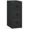 Qube by Bisley Foolscap Filing Cabinet, 3 Drawer, Black