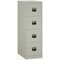 Qube by Bisley Foolscap Filing Cabinet, 4 Drawer, Goose Grey