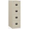 Qube by Bisley Foolscap Filing Cabinet, 4 Drawer, Chalk White