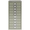 Qube by Bisley 10 Multidrawer Cabinet, Goose Grey
