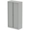 Qube by Bisley Tall Tambour Unit, Supplied Empty, 1000x470x1970mm, Goose Grey