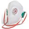 B-Safe FFP2V Fold-Flat Valved Mask, White, Pack of 5