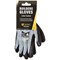 B-Safe Builders Latex Gloves, Black, XL