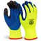 B-Safe High Visibility Latex Thermal Gloves, Large, Pack of 6