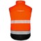 Beeswift Deltic Hi-Vis Two Tone Gilet, Orange & Black, 3XL