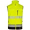 Beeswift Deltic Hi-Vis Two Tone Gilet, Saturn Yellow & Black, 2XL