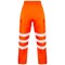 Beeswift Deltic Hi-Vis Overtrousers, Orange, 4XL