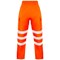 Beeswift Deltic Hi-Vis Overtrousers, Orange, Large