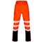 Beeswift Deltic Hi-Vis Two Tone Overtrousers, Orange & Black, 4XL