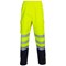 Beeswift Deltic Hi-Vis Two Tone Overtrousers, Saturn Yellow & Navy Blue, 5XL