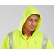 Beeswift Zip-Up Hooded Sweatshirt, Saturn Yellow, Small