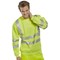 Beeswift Hi-Visibility Sweatshirt, Saturn Yellow, 2XL