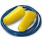 QED Corded Disposable Earplugs, Yellow & Blue, Pack of 200