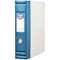 Hermes Plastic Box File, 80mm Spine, A4, Metallic Blue