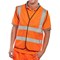 Beeswift En Iso 20471 Vest, Orange, Large, Pack of 100 Beeswift En Iso 20471 Vest, Orange, Large, Pack of 100