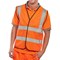 Beeswift En Iso 20471 Vest, Orange, 3XL, Pack of 100