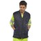 Beeswift Reversible Bodywarmer, Saturn Yellow & Navy Blue, 4XL