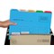 Oxford 5 Tabbed Folders, 240gsm, A4, Assorted, Pack of 5