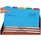 Oxford 5 Tabbed Folders, 240gsm, A4, Assorted, Pack of 5