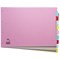 Elba Subject Dividers, 10-Part, Blank Multicolour Tabs, A3, Multicolour