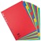 Elba Heavyweight Index Dividers, Jan-Dec, Multicolour Tabs, A4, Multicolour