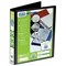 Elba Panorama Presentation Ring Binder, A4, 2 D-Ring, 25mm Capacity, Black, Pack of 6