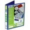 Elba Panorama Presentation Ring Binder, A4, 4 D-Ring, 25mm Capacity, Blue, Pack of 6