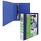 Elba Panorama Presentation Ring Binder, A4, 4 D-Ring, 40mm Capacity, Blue, Pack of 6