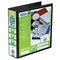 Elba Panorama Presentation Ring Binder, A4, 4 D-Ring, 50mm Capacity, Black, Pack of 4