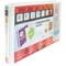 Elba Panorama Ring Binder, A3, 4 D-Ring, 30mm Capacity, Landscape, White, Pack of 2