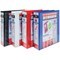 Elba A4 Presentation Lever Arch Files, 70mm Spine, Plastic, Red, Pack of 5