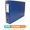 Elba A3 Lever Arch Files, Landscape, 70mm Spine, Plastic, Blue, Pack of 2