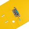 Elba A4 Lever Arch File, 70mm Spine, Plastic, Yellow