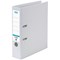Elba A4 Lever Arch File, 70mm Spine, Plastic, White