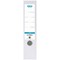 Elba A4 Lever Arch File, 70mm Spine, Plastic, White