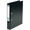 Elba A4 Lever Arch File, 50mm Spine, Plastic, Black