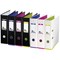 Oxford A4 Lever Arch File, 80mm Spine, Plastic, Black & White