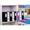 Oxford A4 Lever Arch File, 80mm Spine, Plastic, Black & White