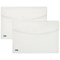Elba A4 Snap Popper Wallets, Clear, Pack of 5