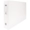 Elba A3 Lever Arch Files, Landscape, 75mm Spine, Plastic, White, Pack of 2