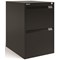 Bisley Foolscap Filing Cabinet, 2 Drawer, Black