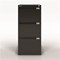 Bisley Foolscap Filing Cabinet, 3 Drawer, Black