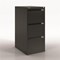 Bisley Foolscap Filing Cabinet, 3 Drawer, Black