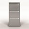 Bisley Foolscap Office Filing Cabinet, 3 Drawer, Goose Grey