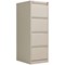 Bisley Foolscap Office Filing Cabinet, 4 Drawer, Goose Grey